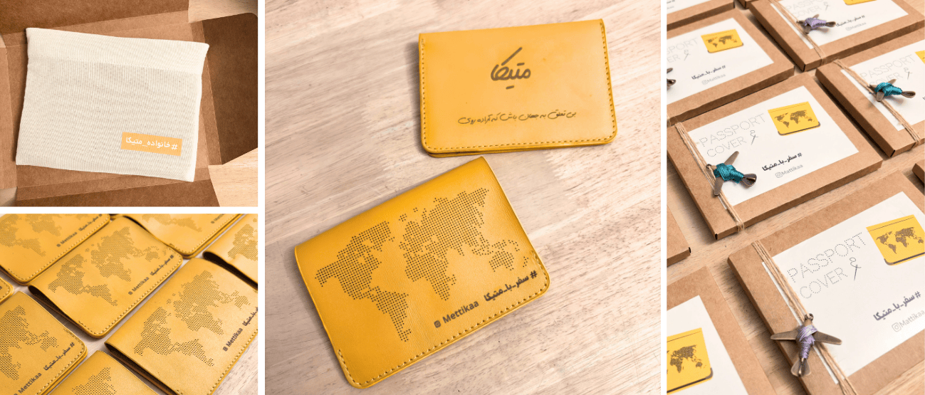 هدیه سازمانی، هدیه سفر، پک هدیه سفر، کاور پاسپورت، متیکا، سفر با متیکا، هدیه تور، هدیه به مسافر، هدیه گردشگری، شخصی سازی هدیه